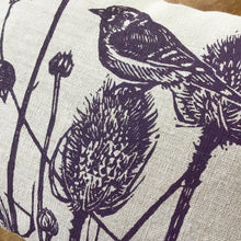 Load image into Gallery viewer, Lavender and chamomile sleep pillow ‘Teasels’